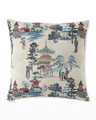D.v. Kap Home Lago Decorative Pillow, 24" X 24" In Multi