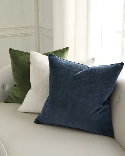 D.v. Kap Home Lisse Velvet Decorative Pillow, 24" Square