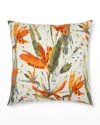 D.v. Kap Home Marlot Decorative Pillow, 24" X 24" In Mango