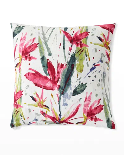 D.v. Kap Home Marlot Throw Pillow, 24" X 24" In Fuchsia