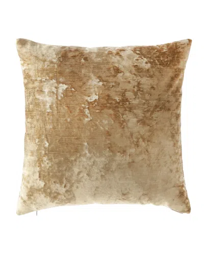 D.v. Kap Home Miranda Textured Pillow, Gold In Neutral