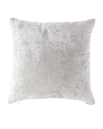 D.v. Kap Home Miranda Textured Pillow, Pearl In White