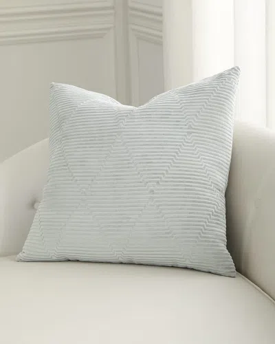 D.v. Kap Home Outline Decorative Pillow, 24" Square In Spa