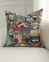 D.v. Kap Home Pablo Decorative Pillow, 24" Square In Orange