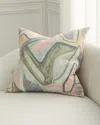 D.v. Kap Home Piero Decorative Pillow, 24" Square In Sorbet