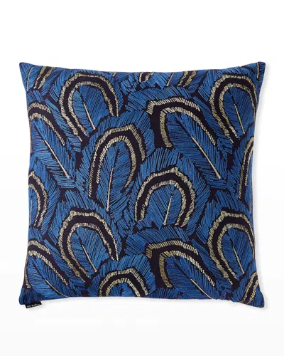 D.v. Kap Home Plumage Decorative Pillow, 24" X 24" In Cobalt