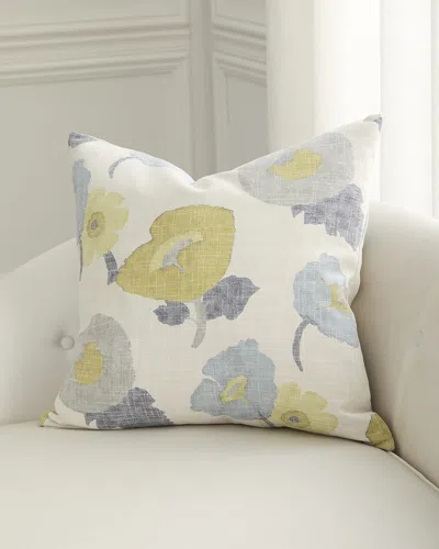 D.v. Kap Home Poppy Decorative Pillow, 24" Square In Citrine