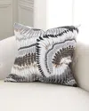 D.v. Kap Home Quillery Decorative Pillow, 24" Square In Grey