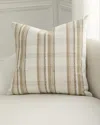 D.v. Kap Home Ridgeway Plaid Decorative Pillow, 24" Square In Fawn