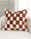 D.v. Kap Home Root Decorative Pillow, 24" Square In Rust