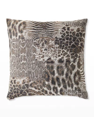 D.v. Kap Home Serengeti Decorative Pillow, 24" X 24" In Grey