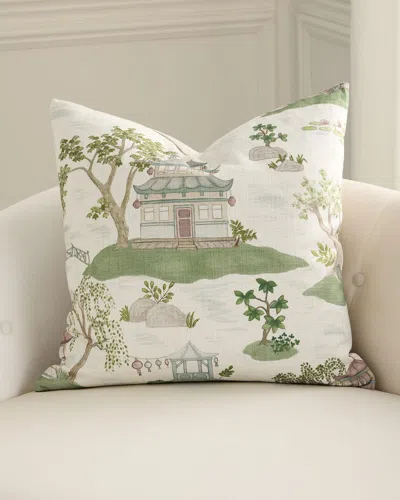 D.v. Kap Home Tang Decorative Pillow, 24" Square In Green
