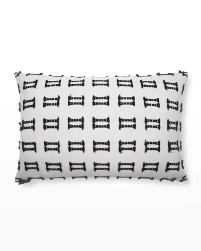 D.v. Kap Home Tassels Pillow, 14" X 24" In White