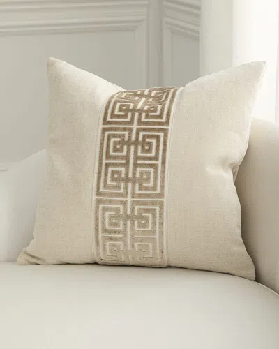 D.v. Kap Home Terus Decorative Pillow, 24" Square In Toast