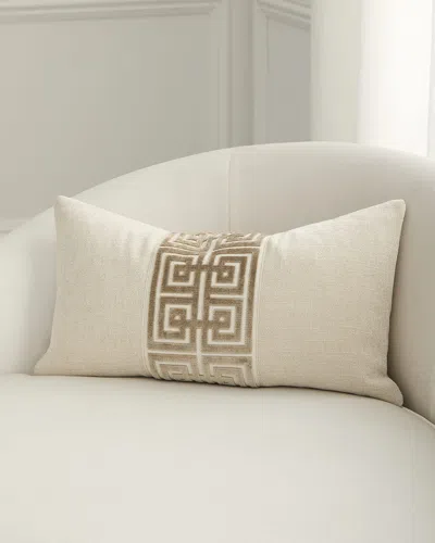 D.v. Kap Home Terus Lumbar Pillow, 14" X 24" In Toast