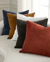 D.v. Kap Home Tuft Decorative Pillow, 24" Square In Paprika