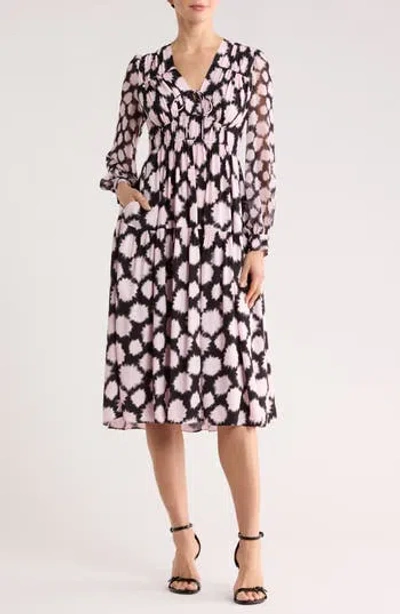 Dvf Akiva Long Sleeve Dress