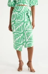 Dvf Alessia Skirt In Multi