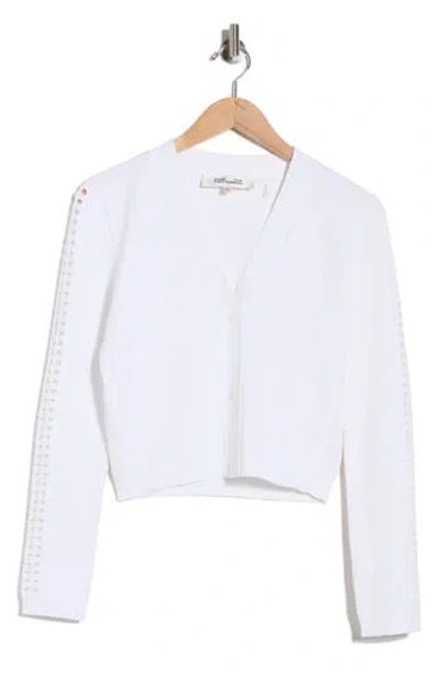 Dvf Ashley Cardigan In White