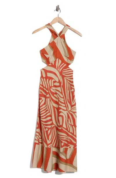 Dvf Ava Cutout Dress In Multi