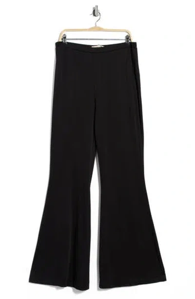 Dvf Brooklyn High Waist Flare Pants In Black