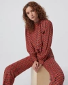 Dvf Brooklyn Matte Jersey Pant