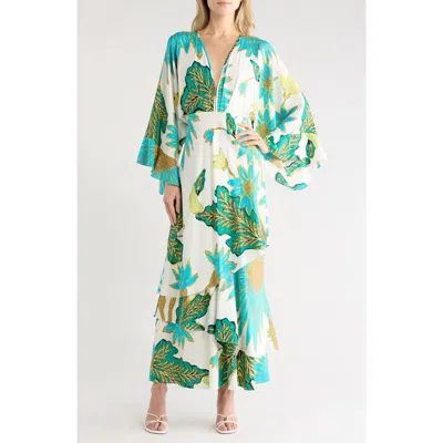 Dvf Christine Silk Blend Dress In Multi