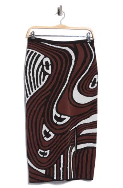 Dvf Coisty Midi Skirt In Multi