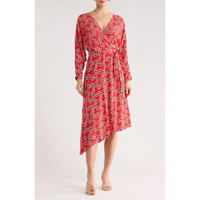 Dvf Eliose Asymmetric Wrap Dress