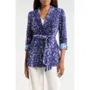 Dvf Emiliano Jacket In Blue