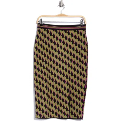 Dvf Gusta Midi Skirt In Multi