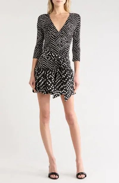 Dvf Heather Dress In Black
