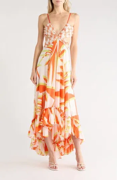 Dvf Hera Cutout Dress In Multi