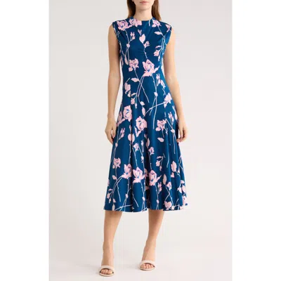 Dvf Leora Floral Sleeveless Dress