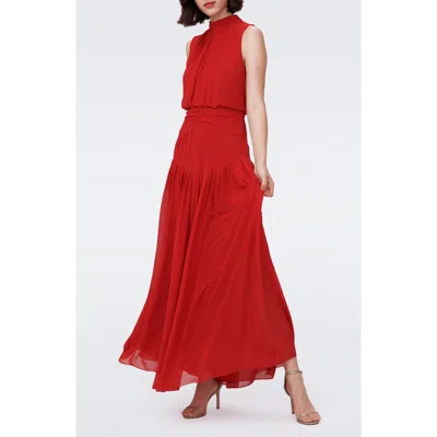 Dvf Menon Sleeveless Dress In Magenta