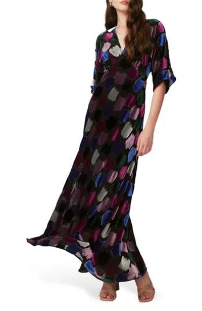Dvf Miri Dress In Brush Tooth Multi