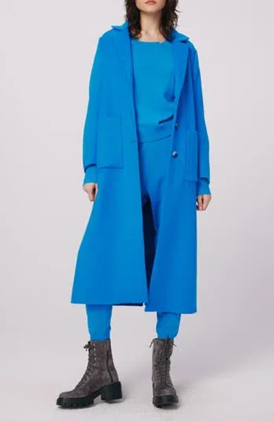 Dvf Nene Wool Coat In Blue