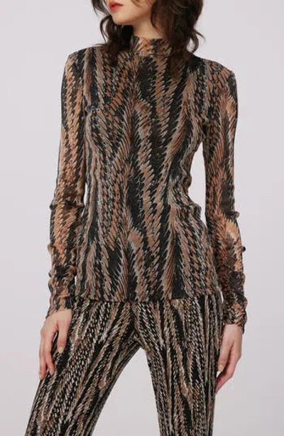 Dvf Remy Double Layer Top In Brown