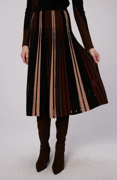 Dvf Tribeca Sweater Skirt In Brown