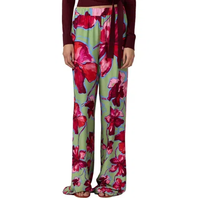 Dvf Verick Print Wide Leg Pants In Multi