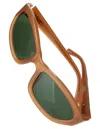 Dvnxlinda Farrow Green Lens Sunglasses In Beige
