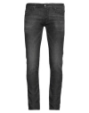 Dw Denim World Man Jeans Black Size 33 Cotton, Elastane In Black