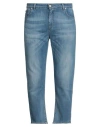 Dw Denim World Man Jeans Blue Size 34 Lyocell, Cotton, Elastane In Blue
