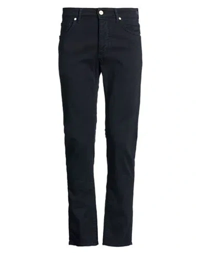 Dw Denim World Man Jeans Midnight Blue Size 31 Cotton, Elastane