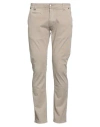 Dw Denim World Man Pants Beige Size 33 Cotton, Elastane In Beige