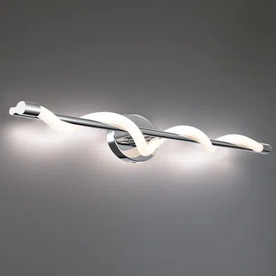 Dweled 1-light Dimmable Led Bath Bar In Chrome