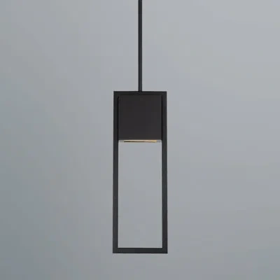 Dweled Archetype Black 1 - Light 18" H Led Outdoor Pendant