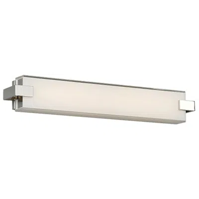 Dweled Bliss 22" Wide Polished Nickel Led Bath Light