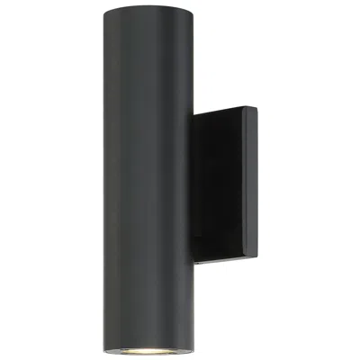 Dweled Caliber 10" High Black Led Outdoor Wall Light