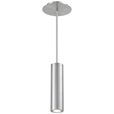 Dweled Caliber 10" High Brushed Aluminum Led Outdoor Pendant